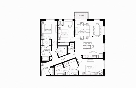 bedroom floor plan an in 2d